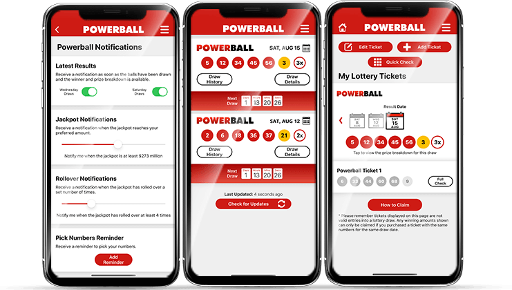 Powerball Lottery App Screenshots